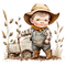 Baby - Boy- Farm - Free PNG Animated GIF