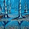 Blue Shiny Forest - zdarma png animovaný GIF