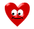 Heart animated emoticon gif - Bezmaksas animēts GIF animēts GIF