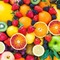 Mixed Fruits background - gratis png geanimeerde GIF