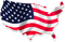 USA Flag - zadarmo png animovaný GIF