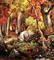 Rena Herbst Forest Wald Background Hintergrund - PNG gratuit GIF animé