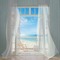 window fenetre fenster room raum  summer ete sea mer beach plage fond background chambre