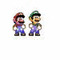 Luigi Mario Love Them - Besplatni animirani GIF animirani GIF