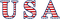 Patriotic.4th OfJuly.Scrap.Red.White.Blue - png gratuito GIF animata
