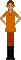 Pixel Elf Boy in Orange