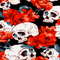 skull milla1959 - Nemokamas animacinis gif animuotas GIF