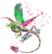 spring wind dragon frog - gratis png animerad GIF