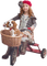Kaz_Creations Baby 👶 Enfant Child Girl Dog Pup Bike - PNG gratuit GIF animé