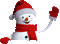 noel,christmas,bonhomme de neige,deko,  gif , - GIF animé gratuit GIF animé
