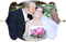 Kathleen Reynolds Couples Couple Bride & Groom Wedding Day - png ฟรี GIF แบบเคลื่อนไหว