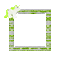 Small White/Green Frame - Bezmaksas animēts GIF animēts GIF