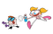 Dexter and deedee sticker - 免费动画 GIF