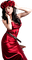 Kaz_Creations Woman Femme Red - png gratis GIF animado
