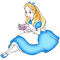 Kaz_Creations Cartoons Cartoon Alice In Wonderland - nemokama png animuotas GIF