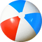 Beach Ball.White.Blue.Red - gratis png animeret GIF