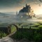 fantasy castle - Animovaný GIF zadarmo