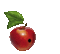 pomme ver-worm apple
