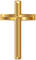 Kaz_Creations Easter Deco Gold Cross - Free PNG Animated GIF