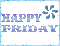 Tekst. Weekdays. Gif. Happy Friday. Leila - GIF animasi gratis GIF animasi