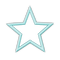 Frame star blue - nemokama png animuotas GIF