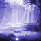 Y.A.M._Gothic Fantasy Landscape background blue - 無料のアニメーション GIF アニメーションGIF