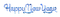 soave text happy new year blue - zdarma png animovaný GIF