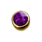 minou-deco-button-knapp-purple-gold