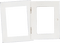 white-double frame-minou52 - ilmainen png animoitu GIF