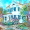 soave background animated vintage house spring - Бесплатный анимированный гифка анимированный гифка
