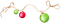 Ornaments.Green.Red - ilmainen png animoitu GIF
