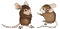 deux souris - Nemokamas animacinis gif animuotas GIF