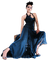 woman long dress bp - png gratis GIF animado