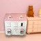 Pink Dollshouse in a Bedroom - kostenlos png Animiertes GIF