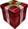 pakett-röd-jul - gratis png animerad GIF