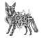Steampunk Fox - ilmainen png animoitu GIF