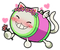Sweet Taffy holding a flower - png gratuito GIF animata
