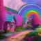 Fantasy Village - nemokama png animuotas GIF