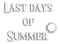 Last Days of Summer Text - zadarmo png animovaný GIF
