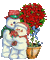 snowman love - Бесплатный анимированный гифка анимированный гифка