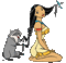 Pocahontas - Bezmaksas animēts GIF animēts GIF