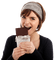 MMarcia woman femme chocolat - Free PNG Animated GIF