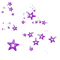 Stars Purple - PNG gratuit GIF animé
