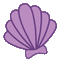 The Little Mermaid Shell - Бесплатный анимированный гифка анимированный гифка