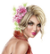 Woman with lilac. Leila - ücretsiz png animasyonlu GIF