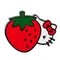 strawberry hello kitty - darmowe png animowany gif