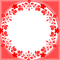 red circle frame with flowers - PNG gratuit GIF animé