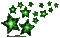 green stars - Δωρεάν κινούμενο GIF κινούμενο GIF