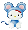 Hello Kitty - GIF animé gratuit GIF animé