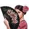 flamenco spanish girl - zadarmo png animovaný GIF